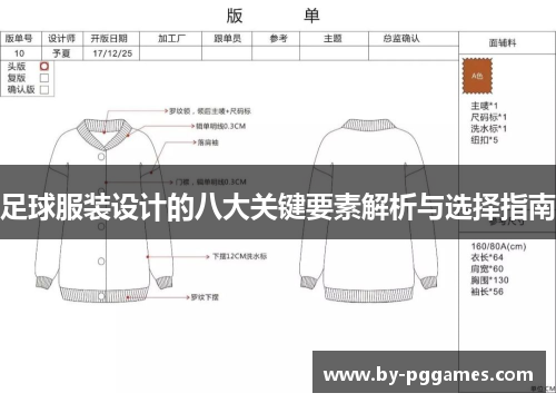 足球服装设计的八大关键要素解析与选择指南